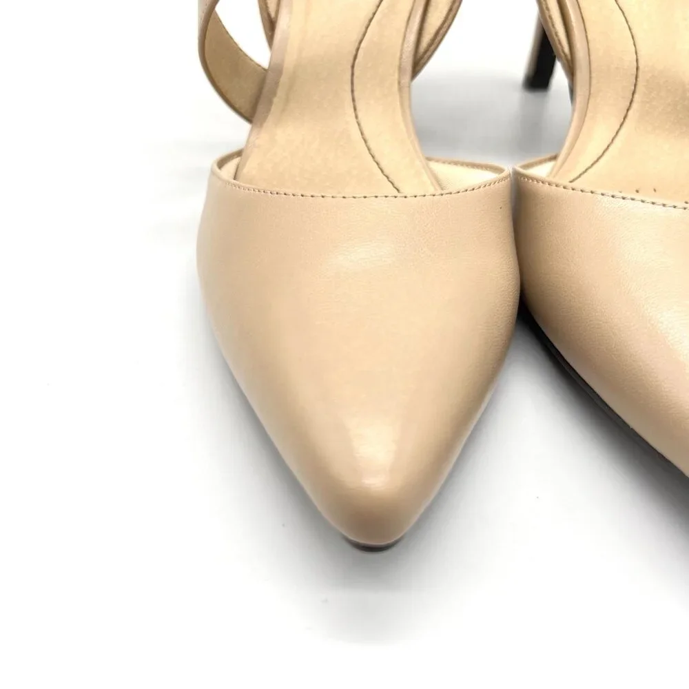 Lifestride Womens Size 8.5 8.5M Suki Beige Nude Tan Neutral Pumps Heels Shoes‎